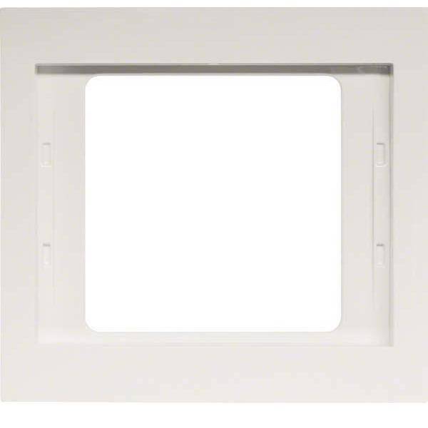 BER K1 Rahmen 13137009 1fach polarweiss Install.Baumaterial Schaltermat/Geb.Steu Schalter