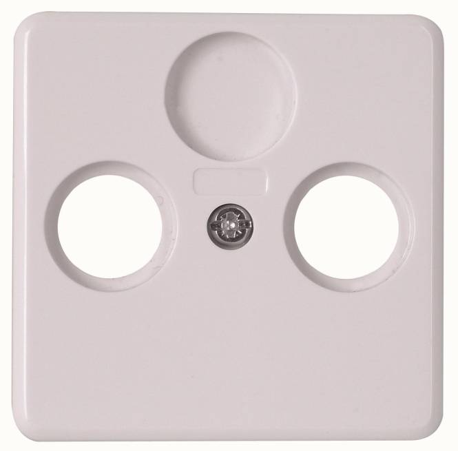 KOPP HK02 Koax-Abdeckung 3586.1300.0 3Loch arktis-weiss Install.Baumaterial Schaltermat/Geb.Steu