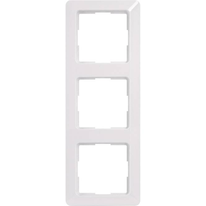 KOPP HK02 Rahmen 3058.1300.8 3fach arktis-weiss Install.Baumaterial Schaltermat/Geb.Steu Schalter