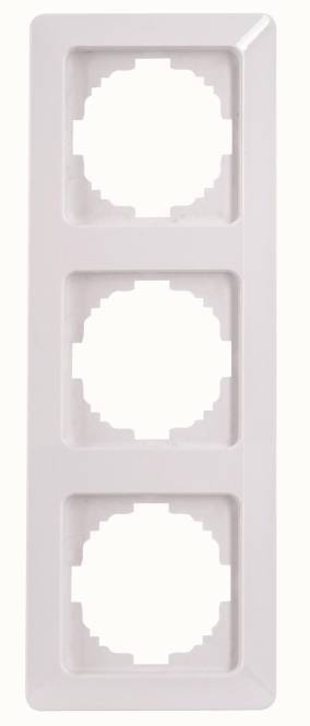 KOPP HK02 Rahmen 3058.1300.8 3fach arktis-weiss Install.Baumaterial Schaltermat/Geb.Steu Schalter