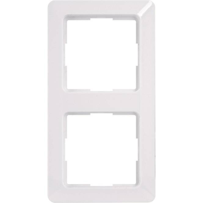 KOPP HK02 Rahmen 3057.1300.5 2fach arktis-weiss Install.Baumaterial Schaltermat/Geb.Steu Schalter