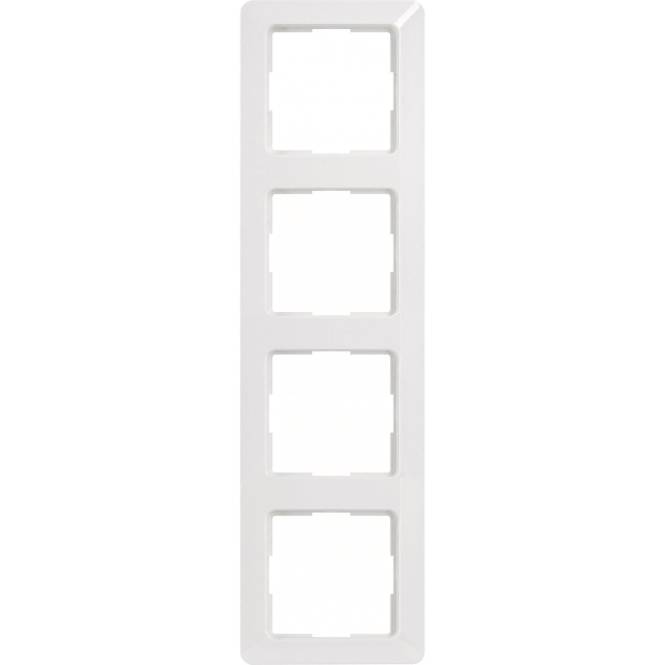 KOPP HK02 Rahmen 3059.1300.1 4fach arktis-weiss Install.Baumaterial Schaltermat/Geb.Steu Schalter