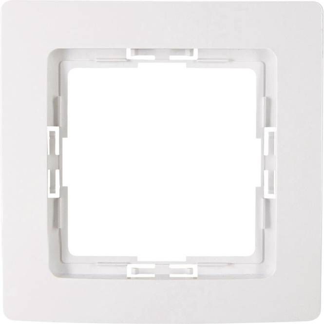 KOPP HK05 Rahmen 3084.0200.1 1fach arktis-weiss Install.Baumaterial Schaltermat/Geb.Steu Schalter