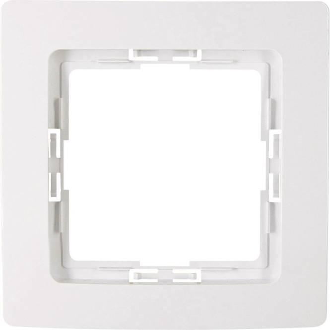 KOPP HK05 Rahmen 3084.0200.1 1fach arktis-weiss Install.Baumaterial Schaltermat/Geb.Steu Schalter