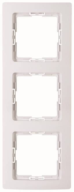 KOPP HK05 Rahmen 3086.0200.7 3fach arktis-weiss Install.Baumaterial Schaltermat/Geb.Steu Schalter