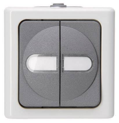 KOPP APWG Blue Electric 5605.5600.3 Serien grau Install.Baumaterial Schaltermat/Geb.Steu Schalter