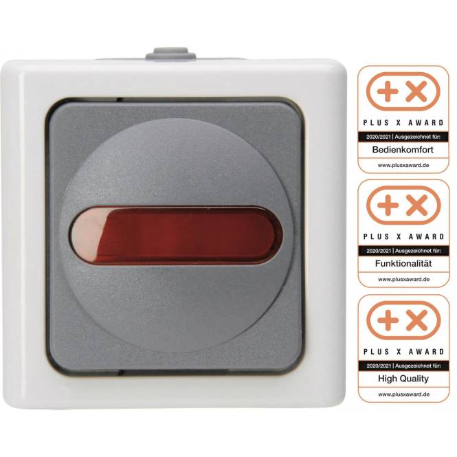 KOPP APWG Blue Electric 5616.5600.7 Kontroll grau Install.Baumaterial Schaltermat/Geb.Steu Schalter