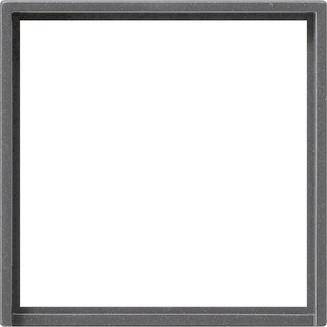 GIRA 028228 Adapterrahmen quadratisch 50x50mm System 55 Anthrazit Install.Baumaterial Schalter