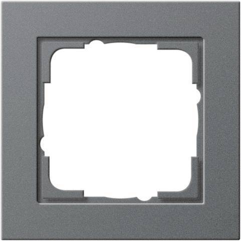 GIRA 021123 Abdeckrahmen 1fach E2 Anthrazit Install.Baumaterial Schaltermat/Geb.Steu Schalter