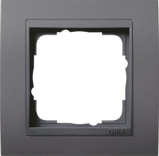 GIRA 021108 Abdeckrahmen 1fach Zwischen rahmen AN Event Anthrazit Install.Baumaterial Schalter