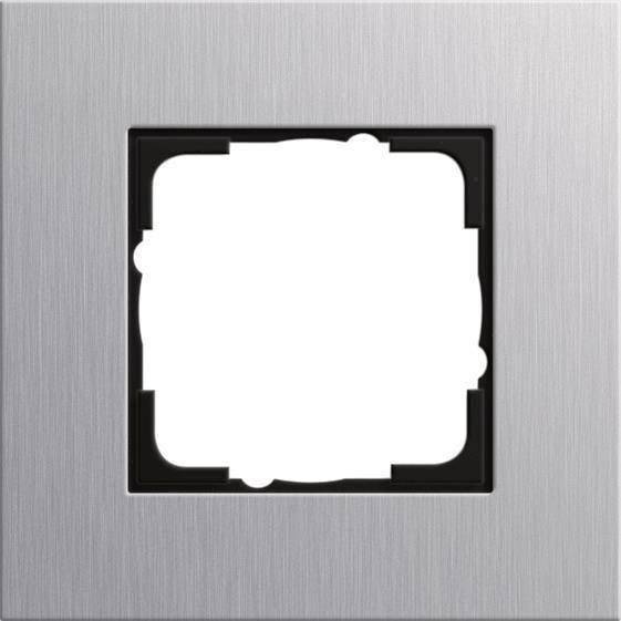 GIRA 021117 Abdeckrahmen 1fach Esprit Aluminium (eloxiert) Install.Baumaterial Schaltermat/Geb.Steu
