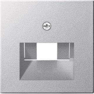 GIRA 027026 Abdeckung UAE/IAE+Netzwerk System 55 Farbe Alu Install.Baumaterial Schaltermat/Geb.Steu