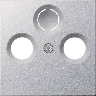 GIRA 086926 Abdeckung Koaxial-Antennen- steckdose System 55 Farbe Alu Install.Baumaterial Schalter