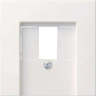 GIRA 027603 Abdeckung TAE USB System 55 Reinweiß glänzend Install.Baumaterial Schaltermat/Geb.Steu
