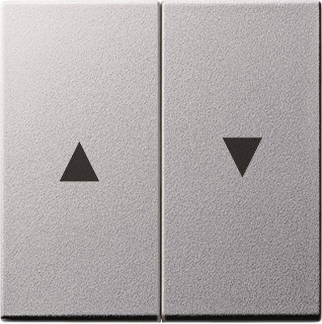 GIRA 029426 Wippe 2fach Pfeil System 55 Farbe Alu Install.Baumaterial Schaltermat/Geb.Steu Schalter