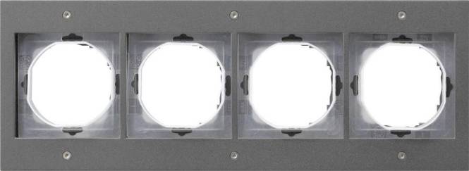 GIRA 021467 Abdeckrahmen 4fach TX_44 WG UP Anthrazit Install.Baumaterial Schaltermat/Geb.Steu