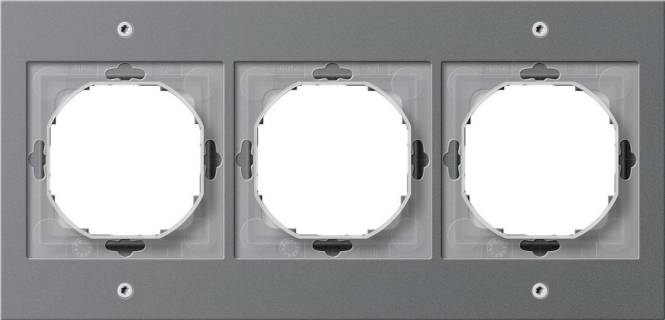 GIRA 021367 Abdeckrahmen 3fach TX_44 WG UP Anthrazit Install.Baumaterial Schaltermat/Geb.Steu