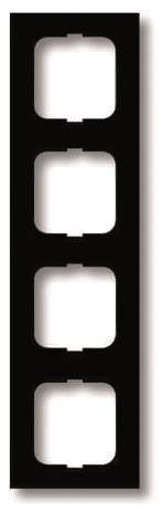 BJ future linear Rahmen 1724-181K 4fach anthrazit Install.Baumaterial Schaltermat/Geb.Steu Schalter