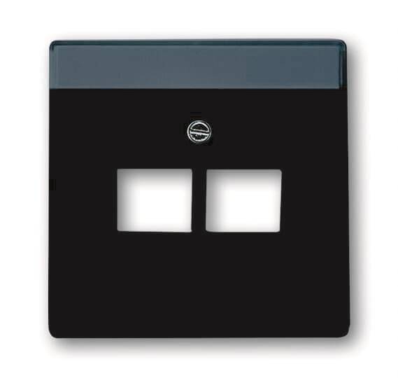 BJ carat Abdeckung für UAE 1803-02-81 2fach anthrazit Install.Baumaterial Schaltermat/Geb.Steu
