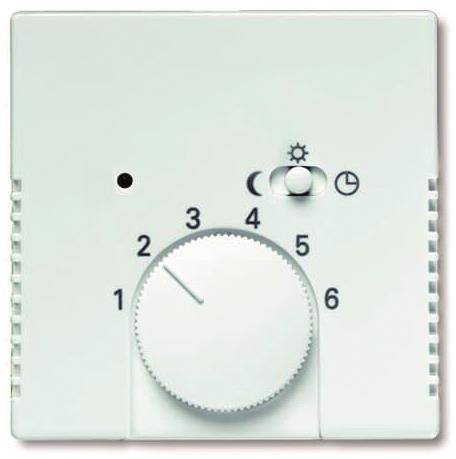 BJ carat Thermostat-Abdeckung 1795-84 davos/ studioweiss Install.Baumaterial Schaltermat/Geb.Steu