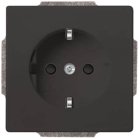 BJ carat Schuko Kombi mit 20EUCKS-81 erh. Ber.-sch. / anthrazit Install.Baumaterial Schalter