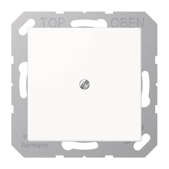 JG Leitungsauslass A590AWW mit Zugentlastung alpinweiss Install.Baumaterial Schaltermat/Geb.Steu