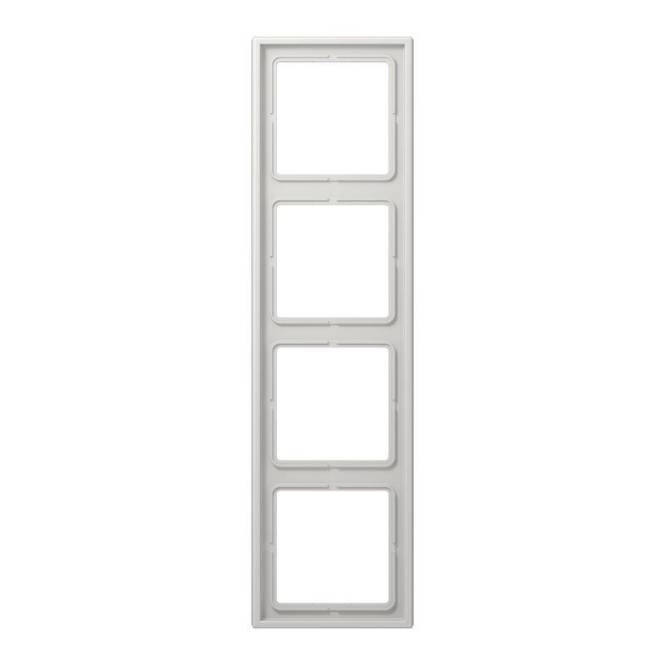JG Rahmen 4-fach LS984LG 81x294mm lichtgrau Install.Baumaterial Schaltermat/Geb.Steu Schalter