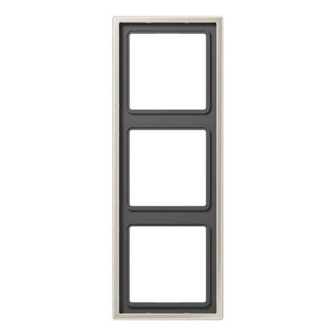 JG Rahmen 3fach ES2983 Edelstahl Install.Baumaterial Schaltermat/Geb.Steu Schalter Steckdosenm