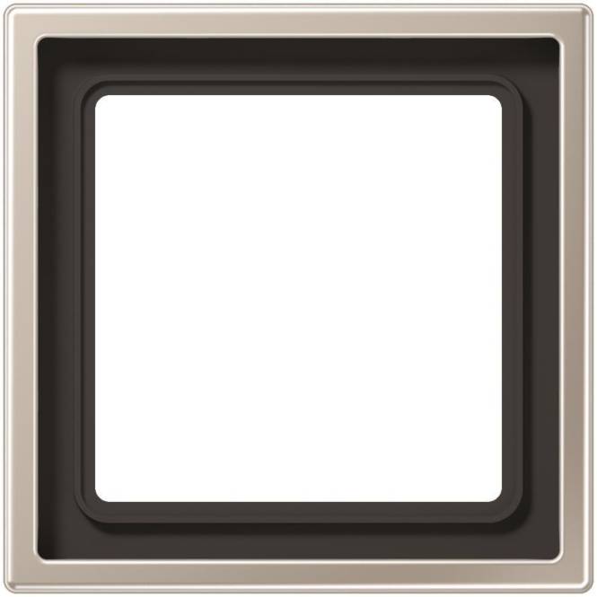 JG Rahmen 1fach ES2981 Edelstahl Install.Baumaterial Schaltermat/Geb.Steu Schalter Steckdosenm