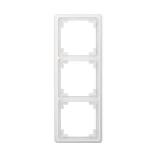 JG Rahmen 3fach CDP583WW alpinweiss Install.Baumaterial Schaltermat/Geb.Steu Schalter Steckdosenm