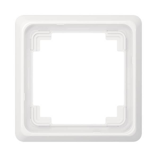 JG Rahmen 1fach CDP581WW alpinweiss Install.Baumaterial Schaltermat/Geb.Steu Schalter Steckdosenm