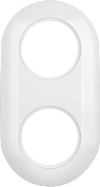 BER S1930 Rahmen 138129 2fach polarweiss Install.Baumaterial Schaltermat/Geb.Steu Schalter