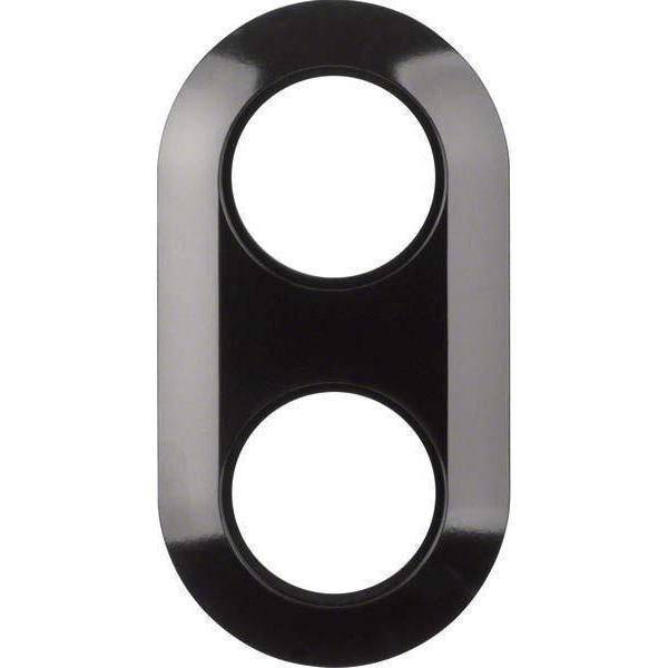 BER S1930 Rahmen 138121 2fach schwarz Install.Baumaterial Schaltermat/Geb.Steu Schalter Steckdosenm