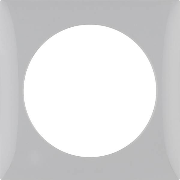 BER B.Mobil Rahmen 0918272507 1fach grau hochglänzend Install.Baumaterial Schaltermat/Geb.Steu