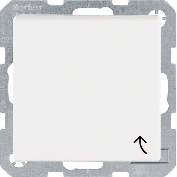 BER S1 Schuko Kombi mit 47511909 Klappdeckel und Steckklemmen polarweiss Install.Baumaterial