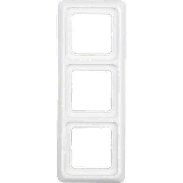 BER UPWG Rahmen mit Dichtung 133009 3fach polarweiss ohne Dichtungsflans Install.Baumaterial