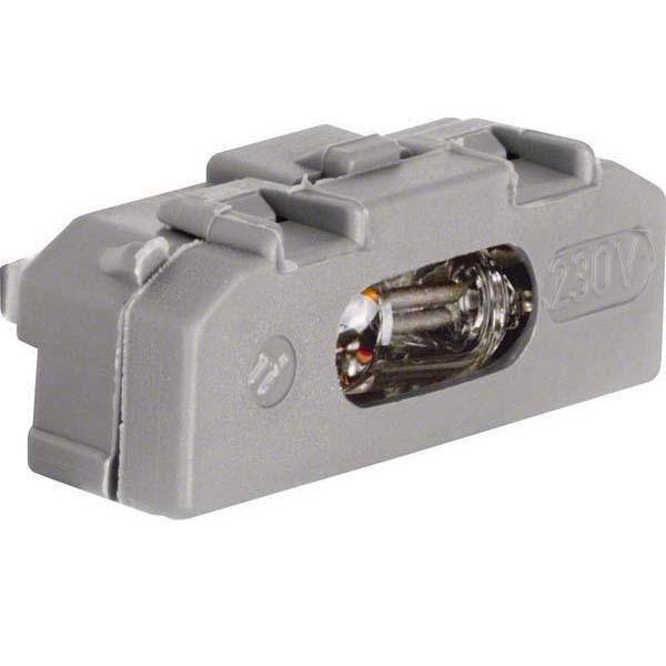 BER Glimmaggregat 160002 230V 0,9mA grau Install.Baumaterial Schaltermat/Geb.Steu Schalter