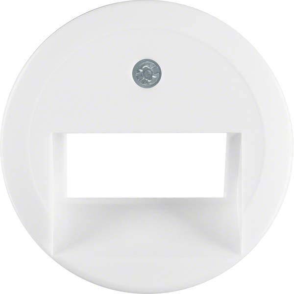 BER S1930 Abdeckung für UAE/E-DAT 1409 2fach polarweiss glänzend Install.Baumaterial Schalter