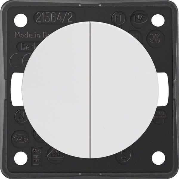 BER B.Mobil Serien 0936552509 polarweiss hochglänzend Install.Baumaterial Schaltermat/Geb.Steu