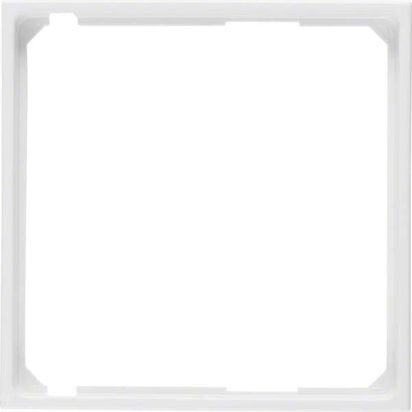 BER S1 Zwischenring 11091909 polarweiss matt Install.Baumaterial Schaltermat/Geb.Steu Schalter