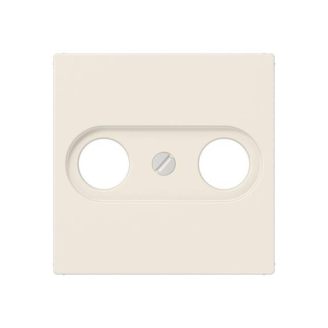 JG Koax-Abdeckung A561PLTV AS500 2LOCH weiss Install.Baumaterial Schaltermat/Geb.Steu Schalter