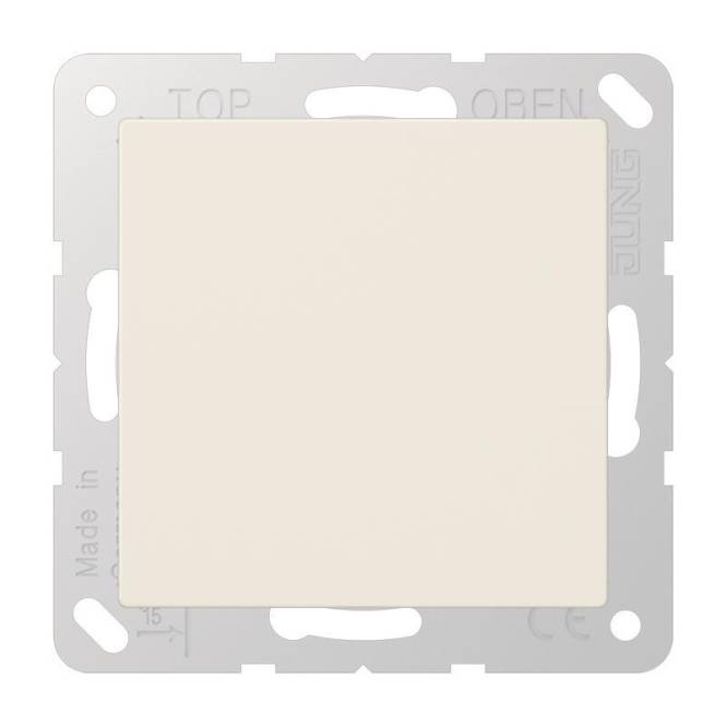 JG Blindabdeckung A594-0 AS500 weiss mit Tragring Install.Baumaterial Schaltermat/Geb.Steu Schalter