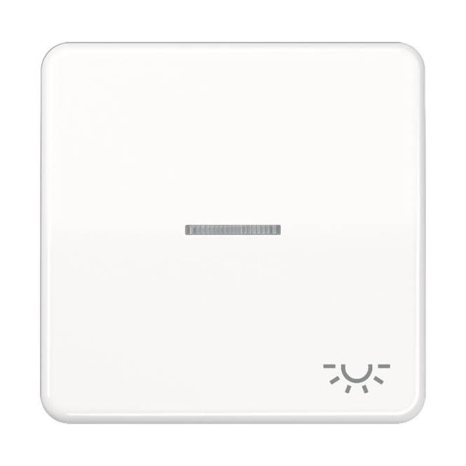 JG Wippe Licht CD590KO5LWW Kontroll alpinweiss Install.Baumaterial Schaltermat/Geb.Steu Schalter