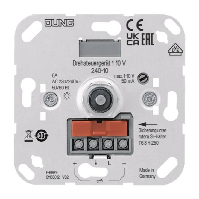 JG UP Potentiometer 240-10 Elektonisch Schaltfunktion Install.Baumaterial Schaltermat/Geb.Steu