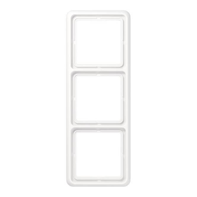 JG Rahmen 3fach CD583WW alpinweiss Install.Baumaterial Schaltermat/Geb.Steu Schalter Steckdosenm