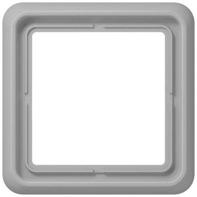 JG Rahmen 1fach CD581GR grau Install.Baumaterial Schaltermat/Geb.Steu Schalter Steckdosenm