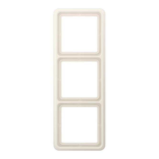 JG Rahmen 3fach CD583W weiss Install.Baumaterial Schaltermat/Geb.Steu Schalter Steckdosenm