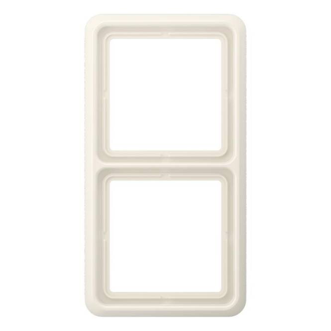 JG Rahmen 2fach CD582W weiss Install.Baumaterial Schaltermat/Geb.Steu Schalter Steckdosenm