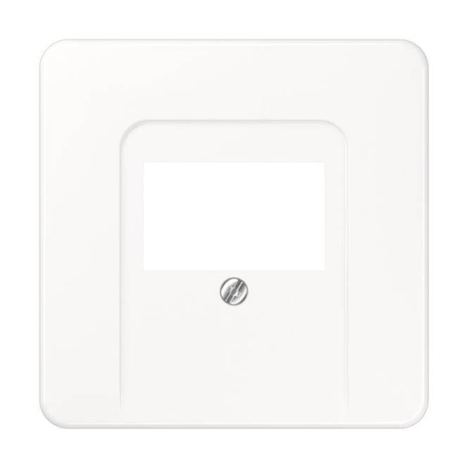 JG CD 500 FM-Abdeckung TAE CD569TWW alpinweiß Install.Baumaterial Schaltermat/Geb.Steu Schalter