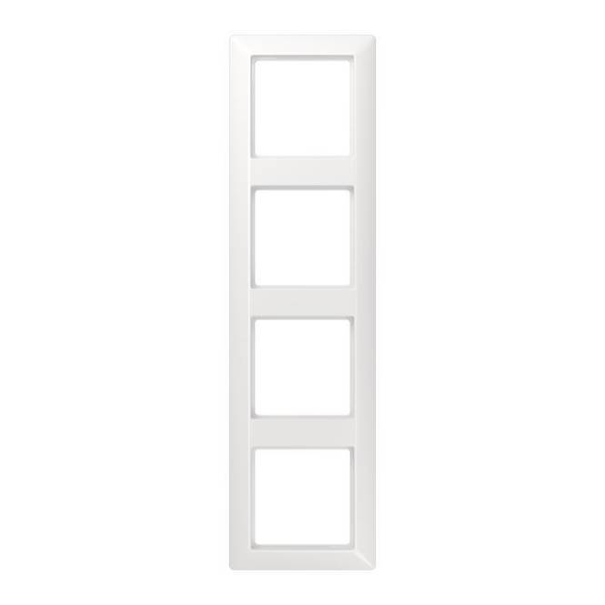 JG Rahmen 4fach AS584WW alpinweiss Install.Baumaterial Schaltermat/Geb.Steu Schalter Steckdosenm